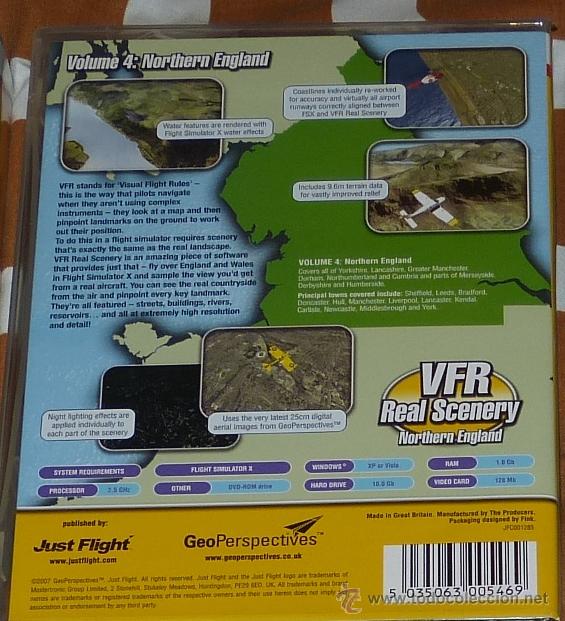 Videojuegos y consolas: PACK COMPLETO DE LOS 4 VFR REAL SCENERY PARA MICROSOFT FLIGHT SIMULATOR X (NUEVO) - Foto 10