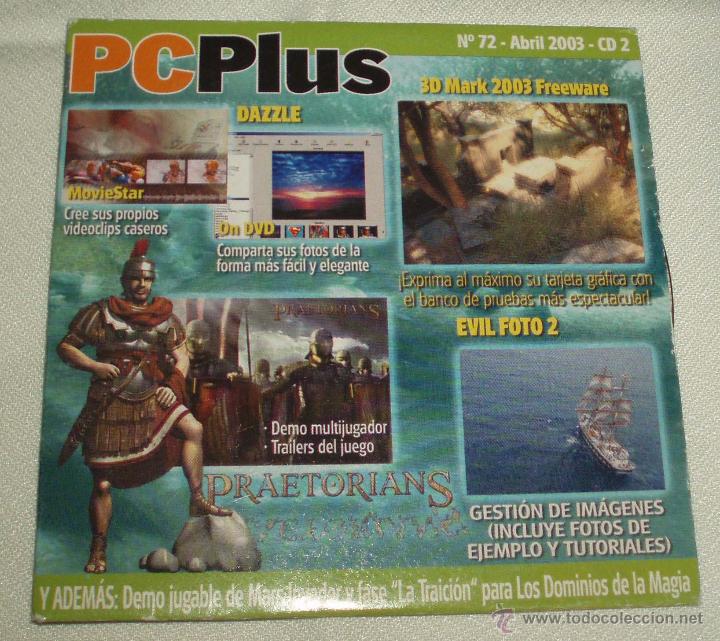 Videojuegos y consolas: dos cd-rom de la revista PC Plus n&ordm;72 y n&ordm; 76 a&ntilde;o 2003 - Foto 1