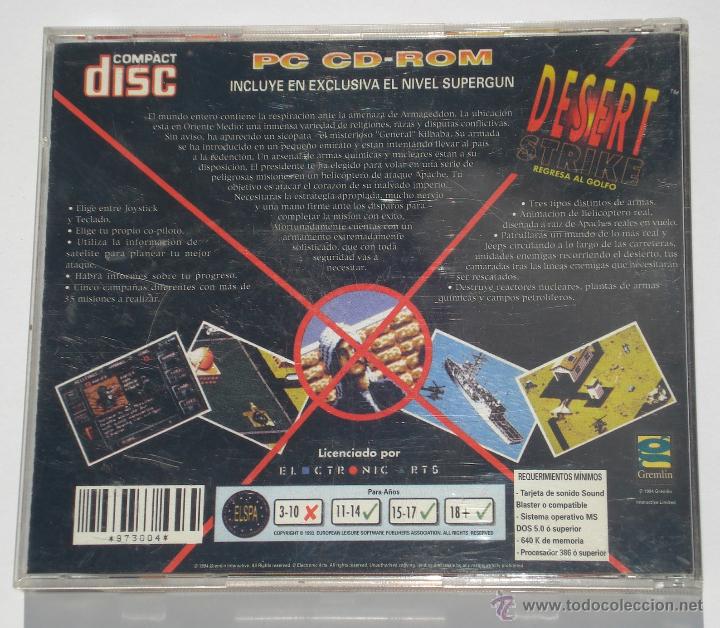 Videojuegos y consolas: Juego para PC - DESERT STRIKE - Foto 2