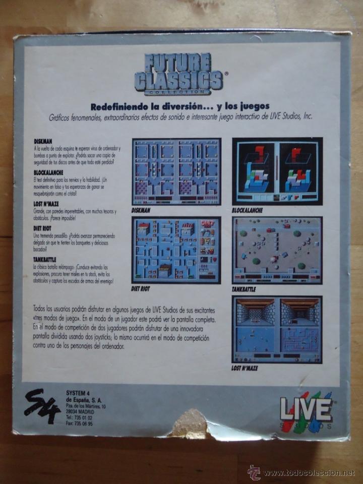 Videojuegos y consolas: JUEGO PC FUTURE CLASSICS COLLECTION ELECTRONIC ZOO LIVE STUDIOS SYSTEM 4 DISKMAN LOST NMAZE - Foto 3