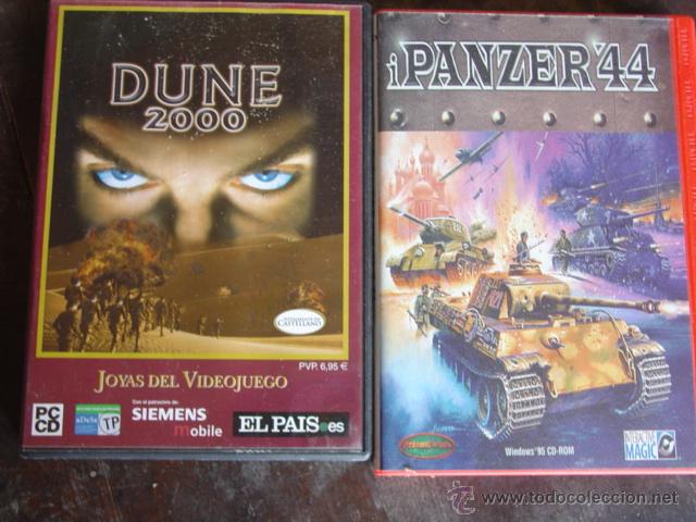 Videojuegos y consolas: Lote Dune 2000 m&aacute;s iPanzer 44 - Foto 1