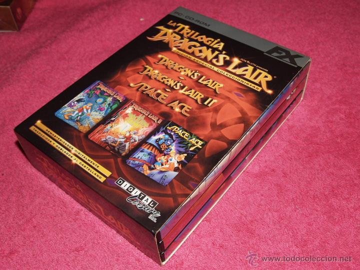 Videojuegos y consolas: PC LA TRILOGIA DRAGON&acute;S LAIR VERSI&Oacute;N ESPA&Ntilde;OLA BY FX COMO NUEVO - Foto 1