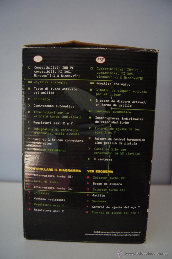 Videojuegos y consolas: Joystick Saitek X7-32 - Foto 4