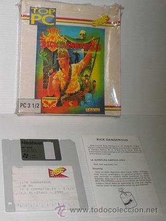 Videojuegos y consolas: Rick Dangerous [Core Design / US Gold / Firebird] [1990] Top PC [MCM/Erbe Sofware] [PC 3 1/2] IBM - Foto 3