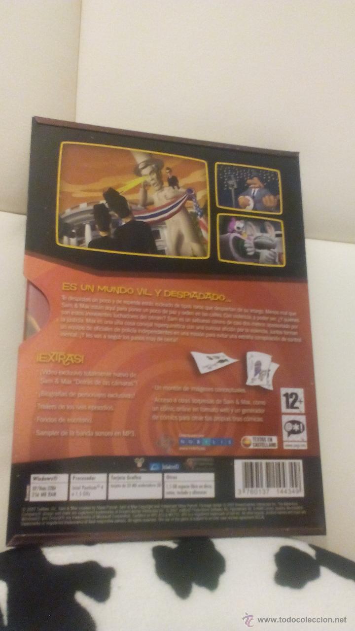Videojuegos y consolas: PC Sam & Max 1&ordf; Temporada Completa (CARCASA METALICA) - Foto 2