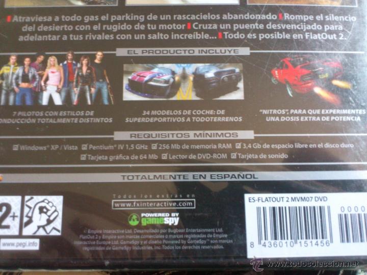 Videojuegos y consolas: FLATOUT 2 - DVD PC - VIDEOJUEGO - Foto 3