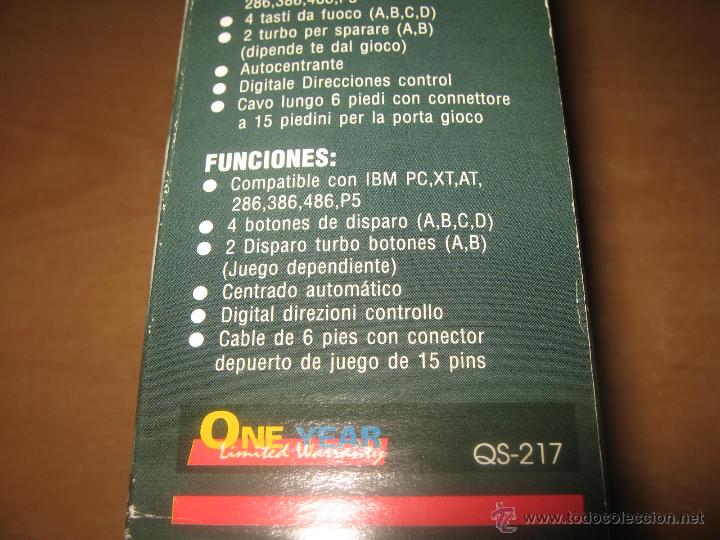 Videojuegos y consolas: COMMAND PAD QUICK SHOT QS-217 - Foto 2
