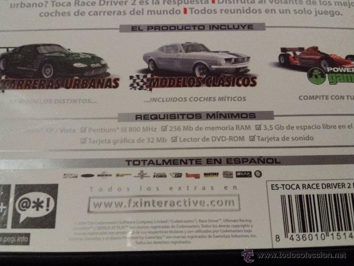 Videojuegos y consolas: JUEGO PC TOCA RACE DRIVER 2 - Foto 3
