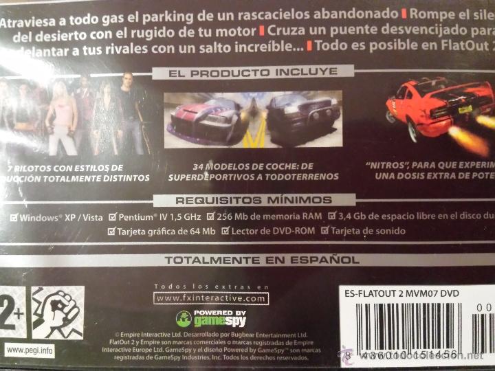Videojuegos y consolas: JUEGO PC FLATOUT 2 CASTELLANO - Foto 3