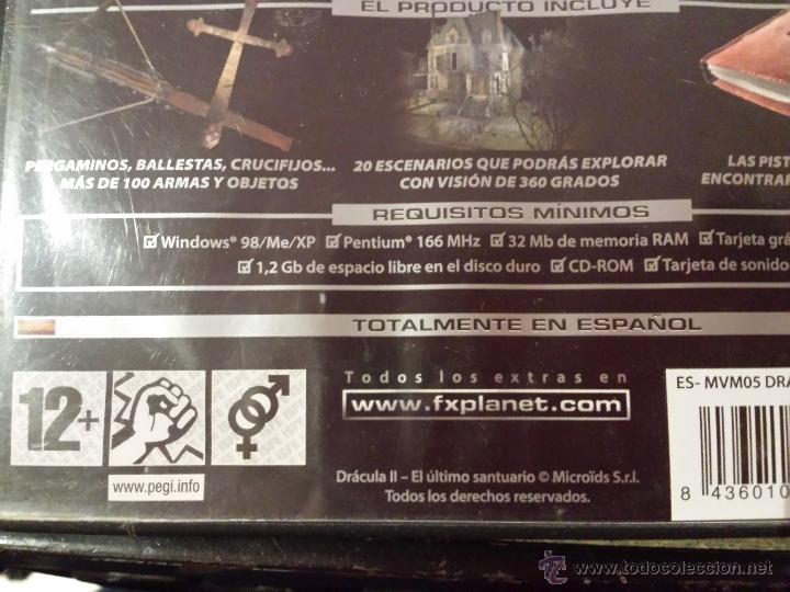 Videojuegos y consolas: JUEGO PC DRACULA II CASTELLANO - Foto 3