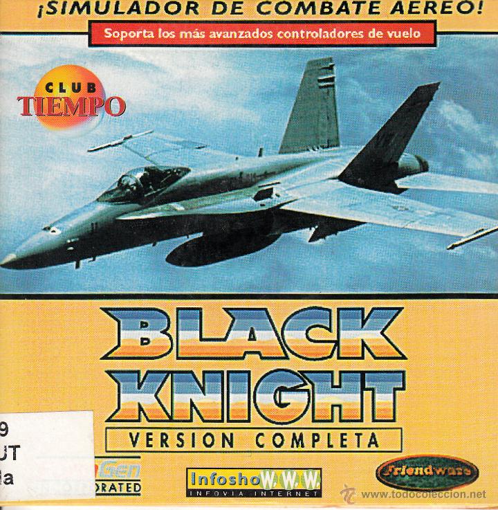 Videojuegos y consolas: BLACK KNIGHT. SIMULADOR DE COMBATE A&Eacute;REO. VERSI&Oacute;N COMPLETA. - Foto 1