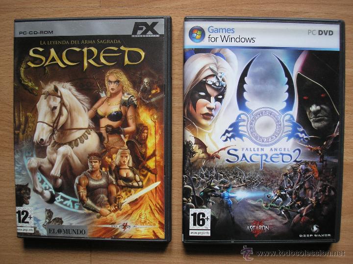 Jeu PC Sacred - CD-ROM Avec Manuel & Carte | Hack And Slash édité Par Ascaron (2004)
