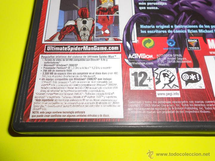 Videojuegos y consolas: ULTIMATE SPIDER-MAN - PC DVD-ROM - MARVEL - ACTIVISION - COMPLETAMENTE EN CASTELLANO - Foto 4