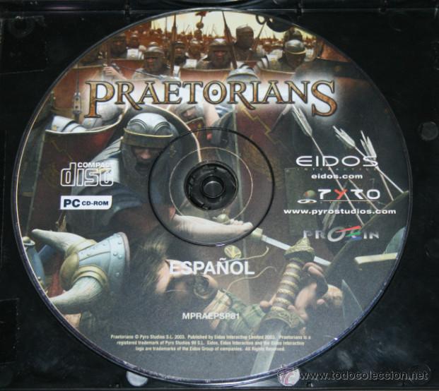 Videojuegos y consolas: JUEGO DE PC PRAETORIANS - EIDOS - PC CD-ROM - Foto 1