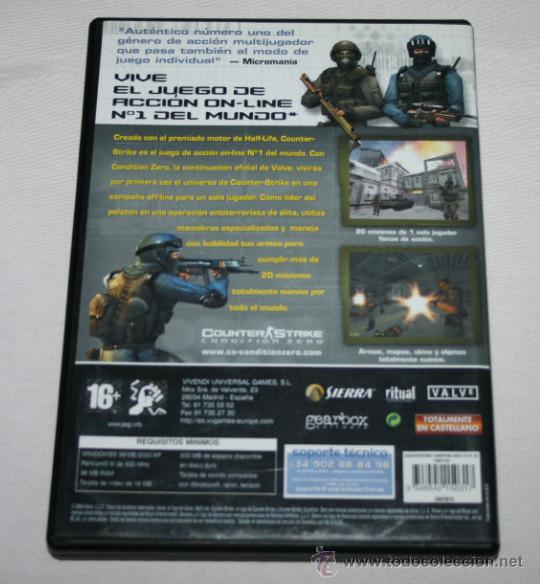 Videojuegos y consolas: JUEGO DE PC COUNTER STRIKE CONDITION ZERO - 2 DISCOS - PC CD-ROM - Foto 3