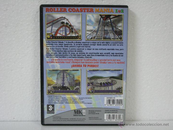 Videojuegos y consolas: ROLLER COASTER MANIA 1&2 *** JUEGO PC *** MK INTERACTIVE *** EN ESPA&Ntilde;OL *** PRECINTADO - Foto 2