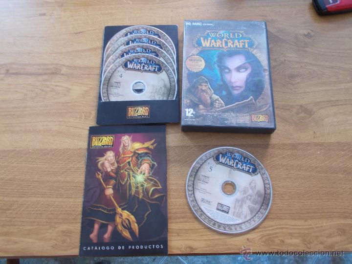 Videojuegos y consolas: WORLD WARCRAFT. CLAVE DE INVITADO. 5 DISCOS. EN CASTELLANO - Foto 1