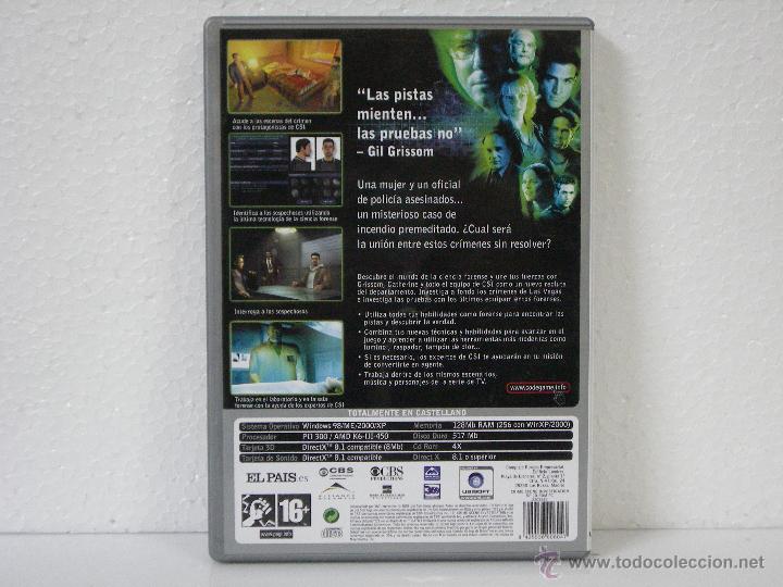 Videojuegos y consolas: CSI (CRIME SCENE INVESTIGATION) *** CODE GAME UBISOFT *** VIDEOJUEGO PC *** EN CASTELLANO - Foto 2