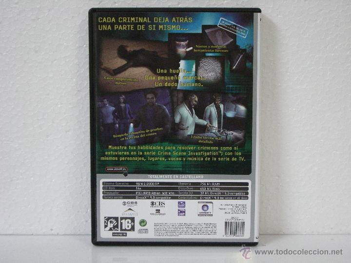 Videojuegos y consolas: CSI (OSCURAS INTENCIONES) *** CODE GAME UBISOFT *** VIDEOJUEGO PC *** EN CASTELLANO - Foto 2