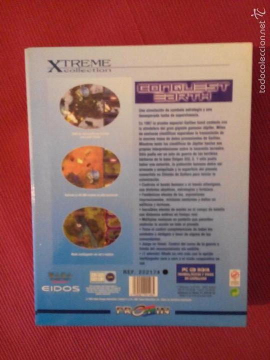 Videojuegos y consolas: CONQUEST EARTH - JUEGO DE ESTRATEGIA PC ORIGINAL - Foto 2