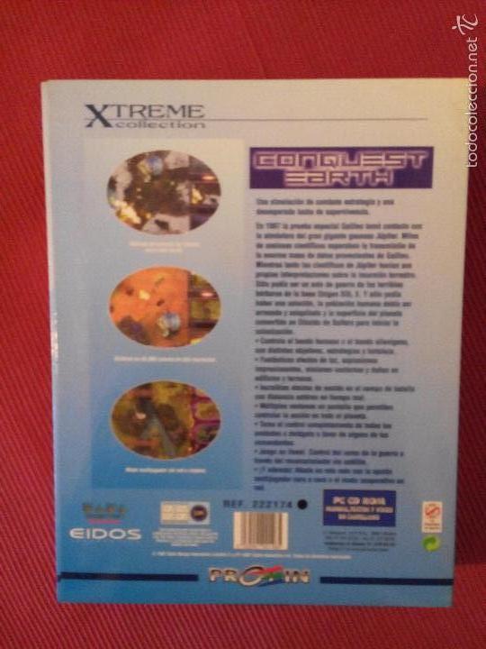 Videojuegos y consolas: CONQUEST EARTH - JUEGO DE ESTRATEGIA PC ORIGINAL - Foto 3