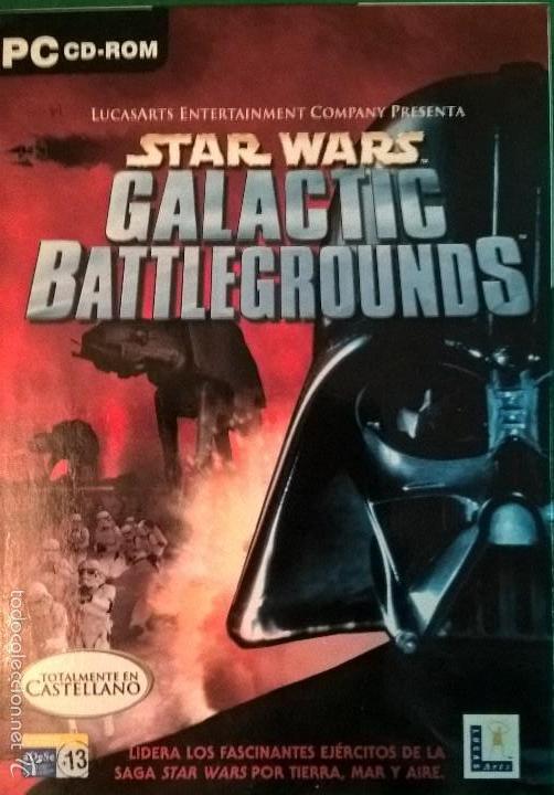 Videojuegos y consolas: STAR WARS GALACTIC BATTLEGROUNDS DESCATALOGADO 2CDS - Foto 1