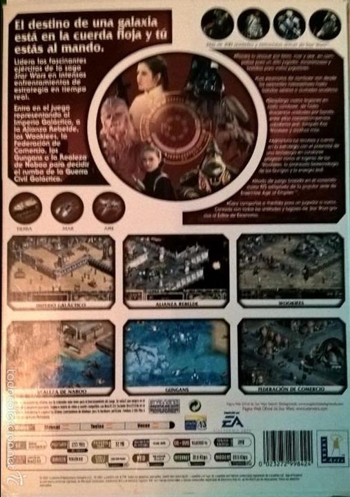 Videojuegos y consolas: STAR WARS GALACTIC BATTLEGROUNDS DESCATALOGADO 2CDS - Foto 2