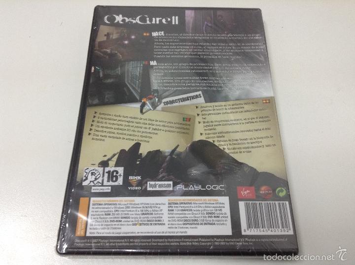 Videojuegos y consolas: OBSCURE II . Pc Dvd Rom - Foto 4