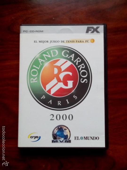 Videojuegos y consolas: JUEGO PC, CD-ROM, ROLAND GARROS PARIS 2000, FX. - Foto 1