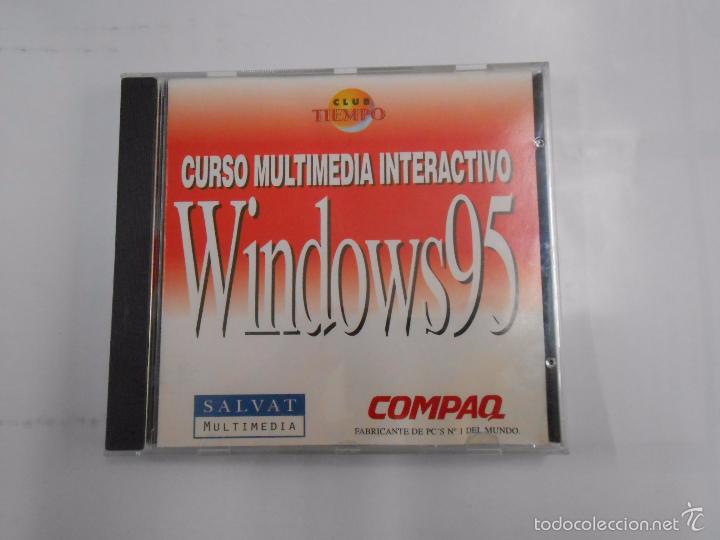 Videojuegos y consolas: CURSO MULTIMEDIA INTERACTIVO. WINDOWS 95. SALVAT MULTIMEDIA. COMPAQ. TDKCD2 - Foto 1