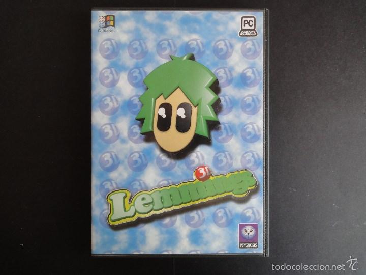 Videojuegos y consolas: Lemmings 3D para Windows (PC). 1995. CD-ROM - Foto 1