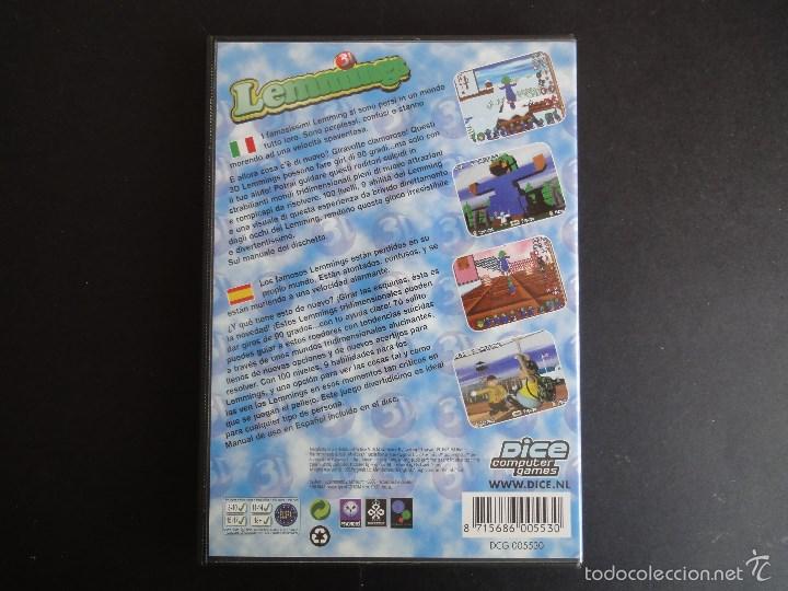 Videojuegos y consolas: Lemmings 3D para Windows (PC). 1995. CD-ROM - Foto 2