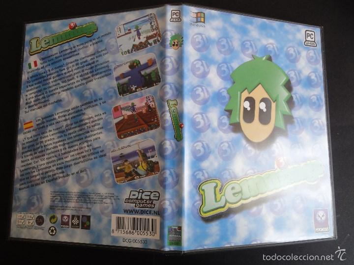 Videojuegos y consolas: Lemmings 3D para Windows (PC). 1995. CD-ROM - Foto 3