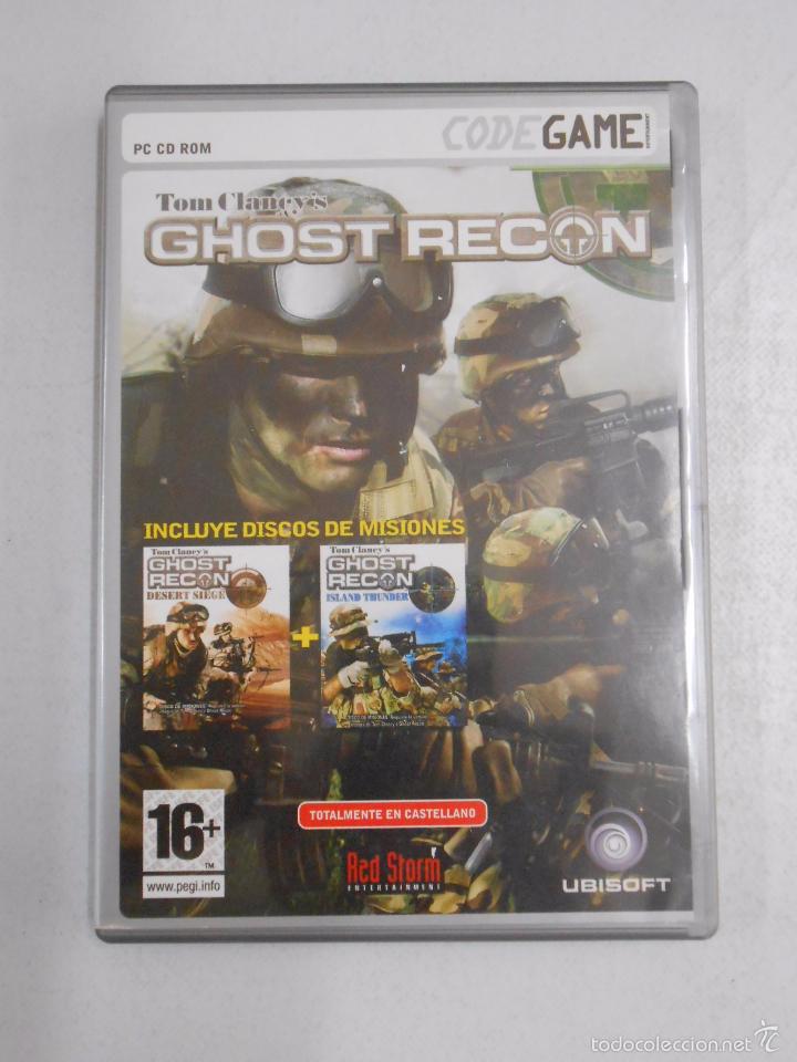 Videojuegos y consolas: GHOST RECON TOM CLANCYS PC CD-ROM. TDKV3 - Foto 1