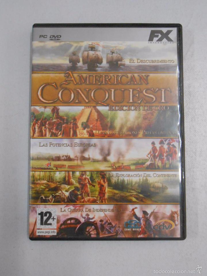 Videojuegos y consolas: AMERICAN CONQUEST. EDICI&Oacute;N DE ORO. FX INTERACTIVE. PC DVD-ROM. TDKV3 - Foto 1