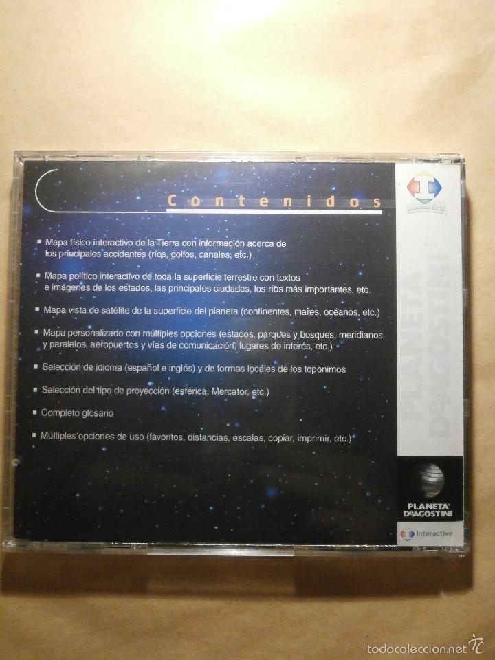 Videojuegos y consolas: Programa PC - Cd-rom - Atlas Mundial Interactivo - Planeta DeAgostini - - Foto 2