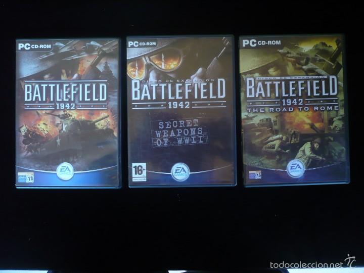 Videojuegos y consolas: battlefield 1942 + discos expansion - Foto 1