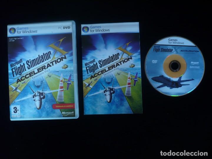 Videojuegos y consolas: flight simulator x acceleration expansion pack - como nuevo - Foto 1