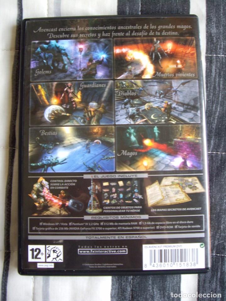 Videojuegos y consolas: Avencast - PC - ROL - Edicion Espa&ntilde;a - Completo Excelente Estado - Foto 2