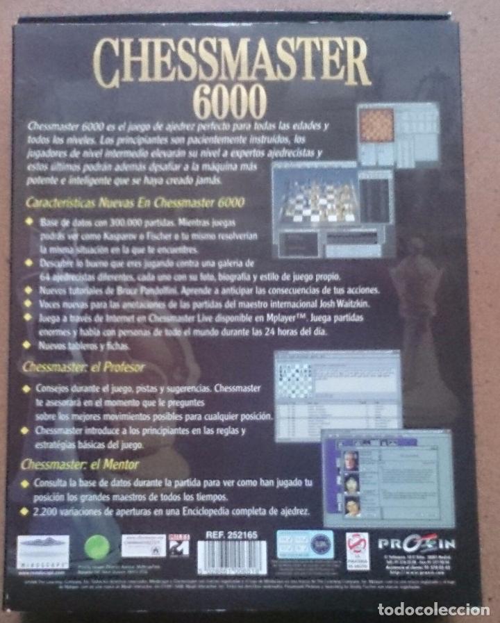 Videojuegos y consolas: Juego PC Ajedrez Chessmaster 6000 - Foto 3