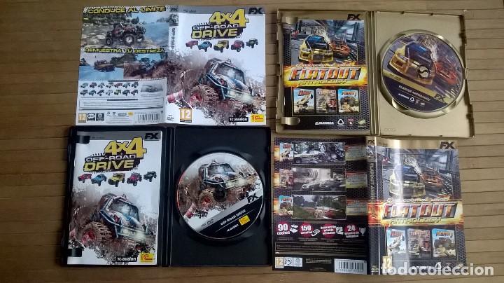 Videojuegos y consolas: juego pc flatout y 4x4 off road drive - Foto 1