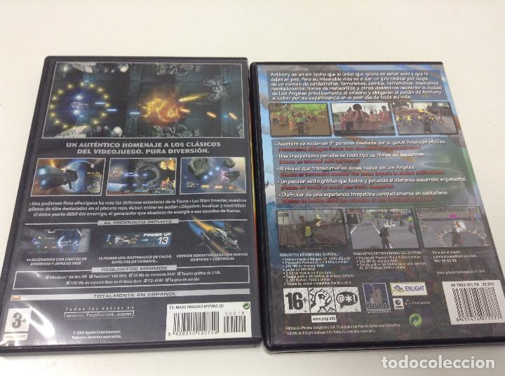 Videojuegos y consolas: PACK-LOTE JUEGOS PC . MARS INVADER + BAD DAY - Foto 2