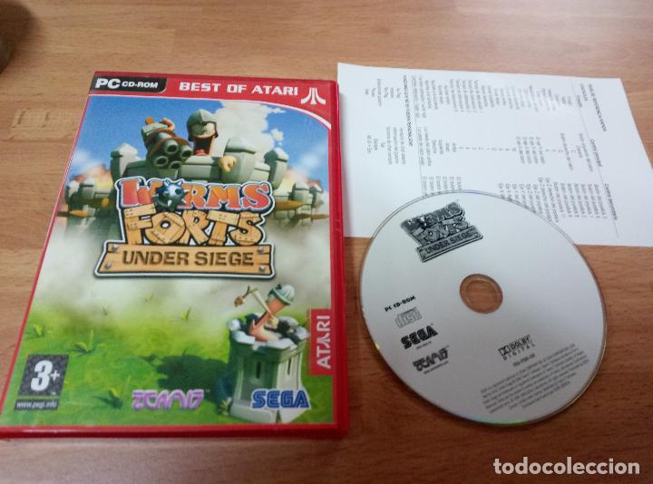 Videojuegos y consolas: Worms Forts Under Siege - PC - Completo ESTRATEGIA - Foto 1
