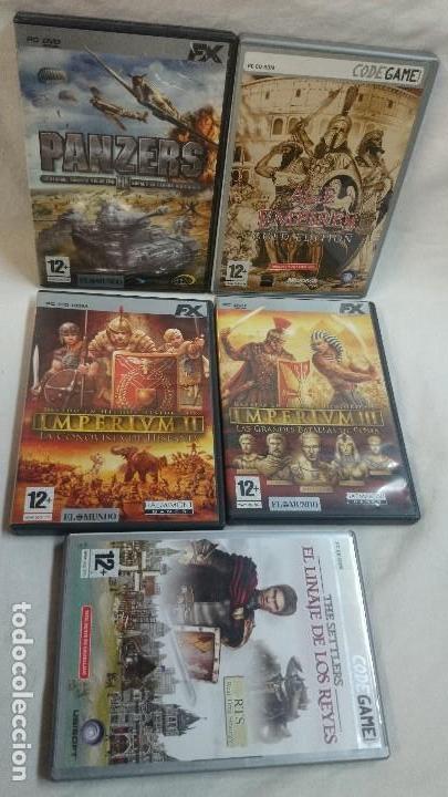 Videojuegos y consolas: LOTE DE JUEGOS PARA PC IMPERIUM, PANZERS Y MAS - Foto 1