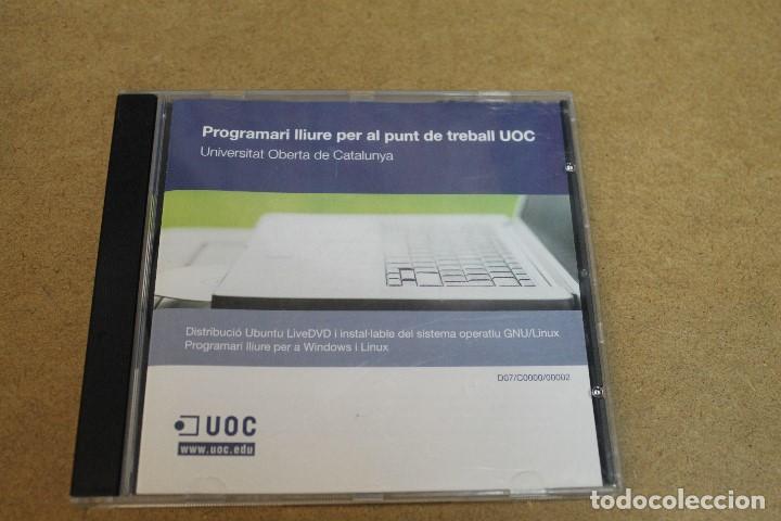Videojuegos y consolas: CD-ROM PROGRAMARI LLIURE PER AL PUNT DE TREBALL UOC UNIVERSITST OBERTA DE CATALUNYA - Foto 1