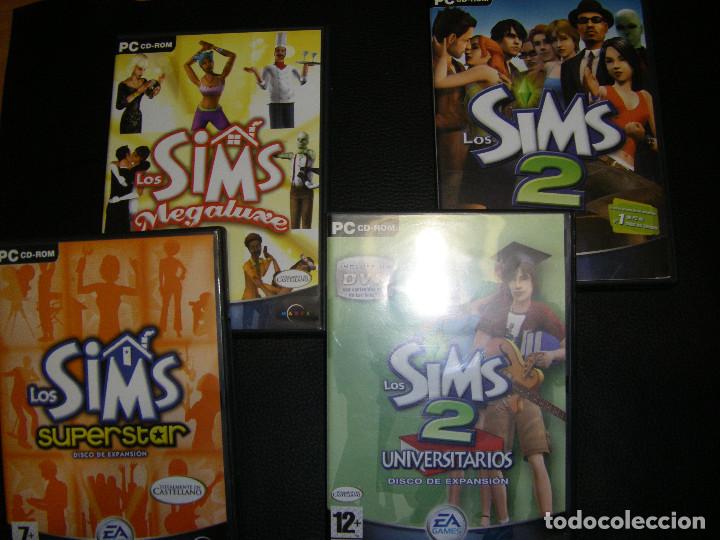 Videojuegos y consolas: Lote sims 2 + 3 ampliaciones - Foto 2