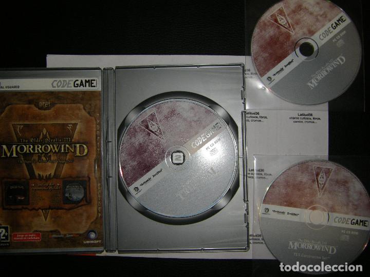 Videojuegos y consolas: THE ELDER SCROLLS III MORROWIND + EXP TRIBUNAL Y BLOODMON. pc - Foto 4