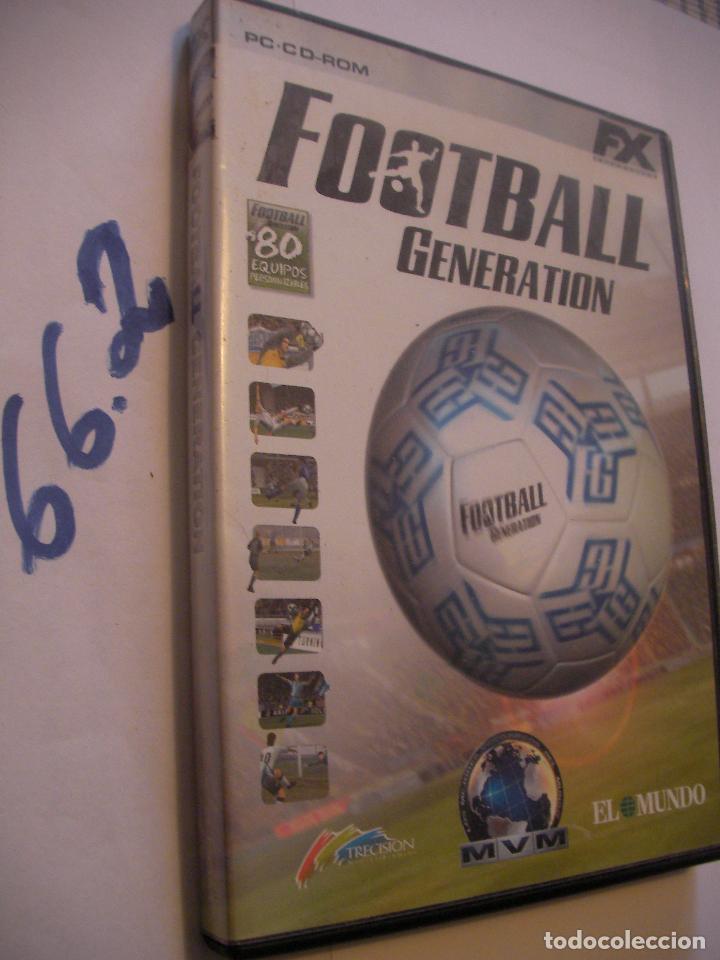 Videojuegos y consolas: ANTIGUO JUEGO PC - FOOTBALL GENERATION - Foto 1