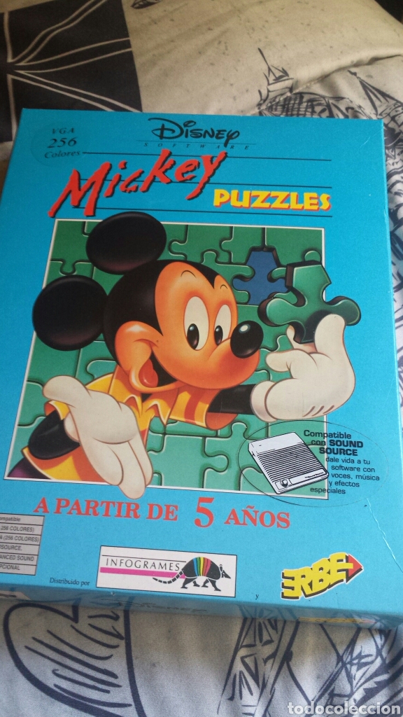 Videojuegos y consolas: Juego PC Mickey puzzles Erbe - Foto 1