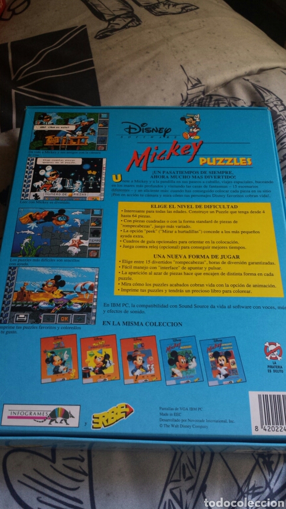 Videojuegos y consolas: Juego PC Mickey puzzles Erbe - Foto 2